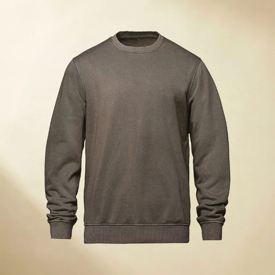 Vintage crewneck sweatshirt, blank, for custom embroidery or screen printing