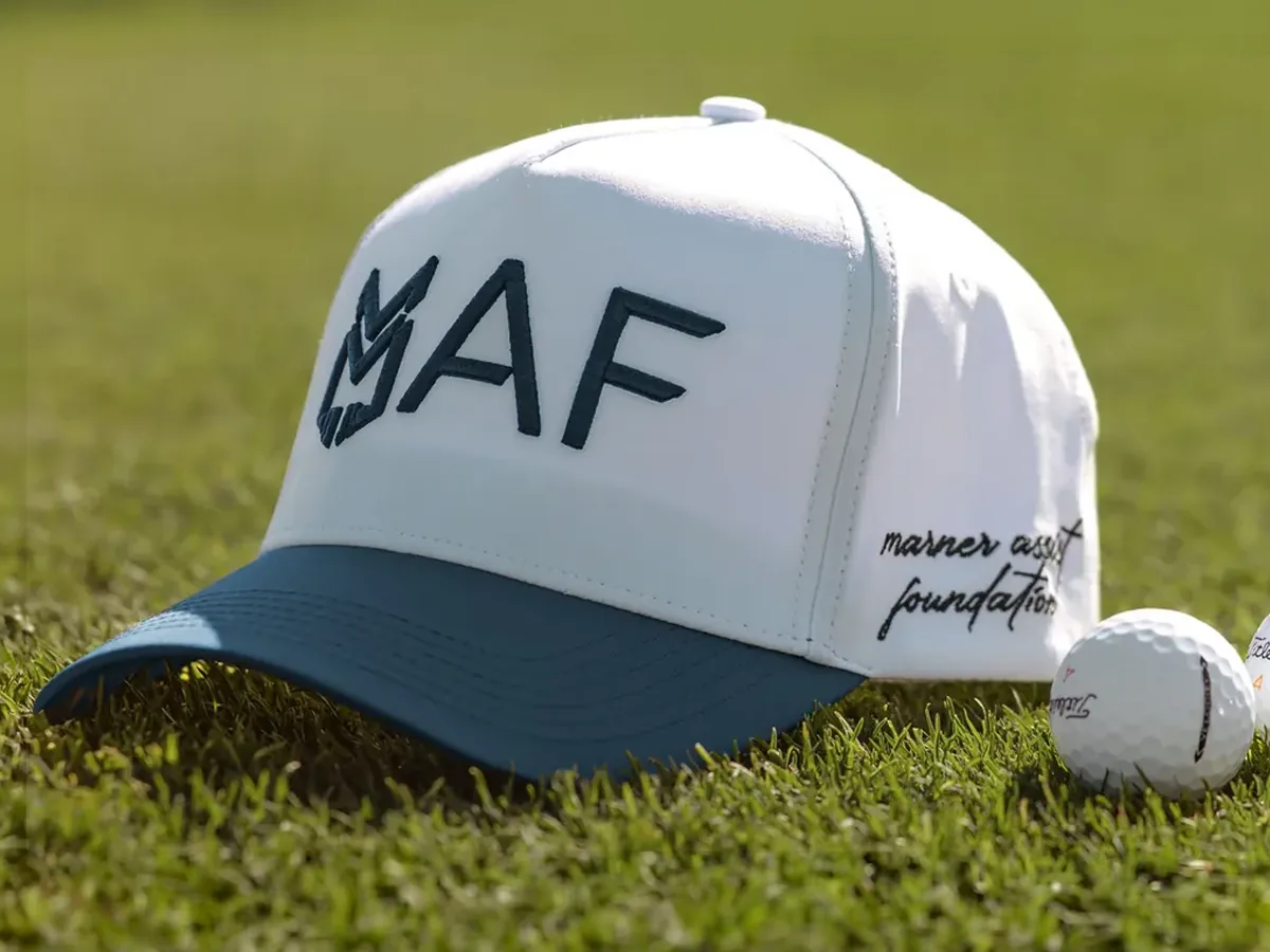 Marner Assist Foundation custom charity tournament performance snapback by LTD Customs