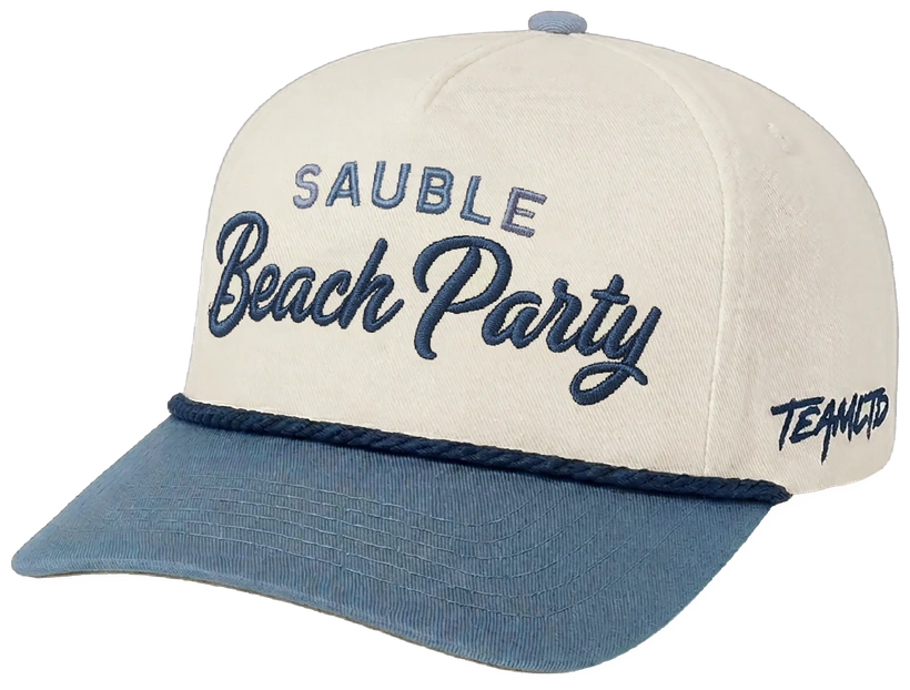 Sauble Beach Party custom rope snapback