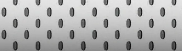 Laser-perforated performance hat fabric swatch