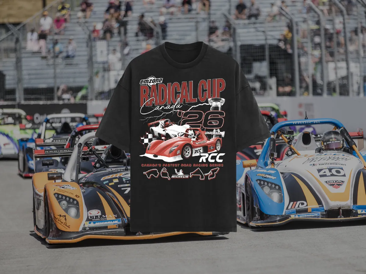 Radical Cup Canada custom race series tee by LTD Customs